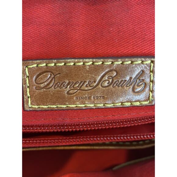 Dooney & Bourke Bristol Western Satchel Bag Black Pebble Leather Tassels Cowgirl - Picture 14 of 16